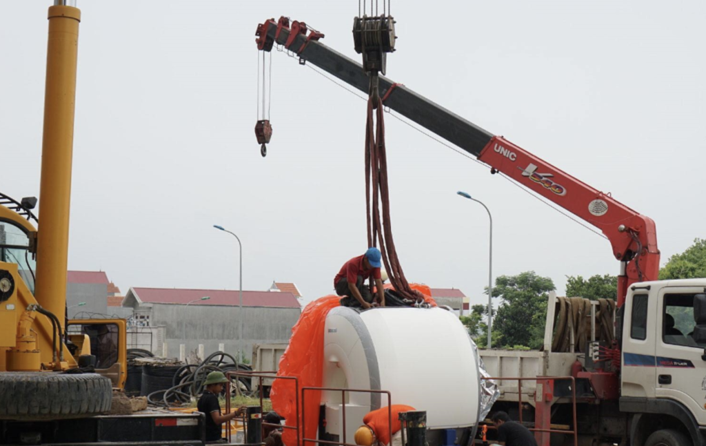 Vận chuyển thiết bị y tế, nâng cẩu, lắp đặt